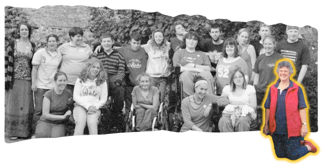 Liz with large Active8 group