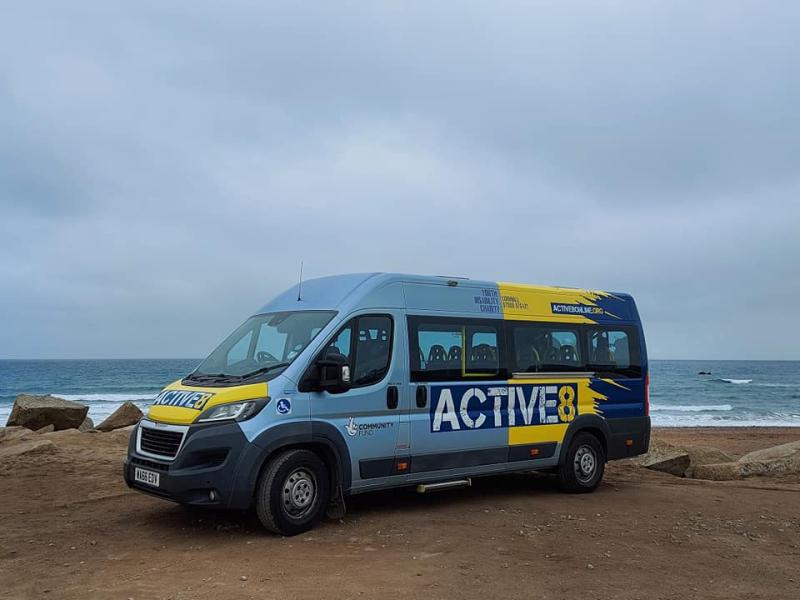 Minibus banner