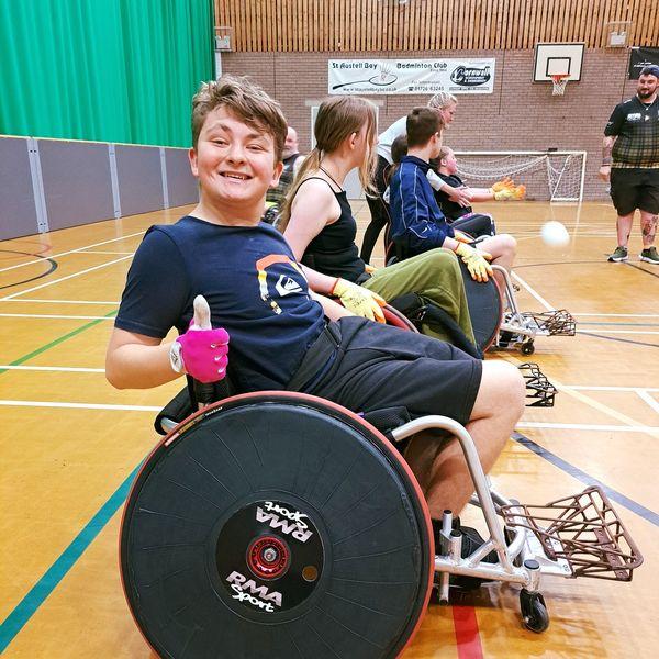 Toby wheelchair rugby